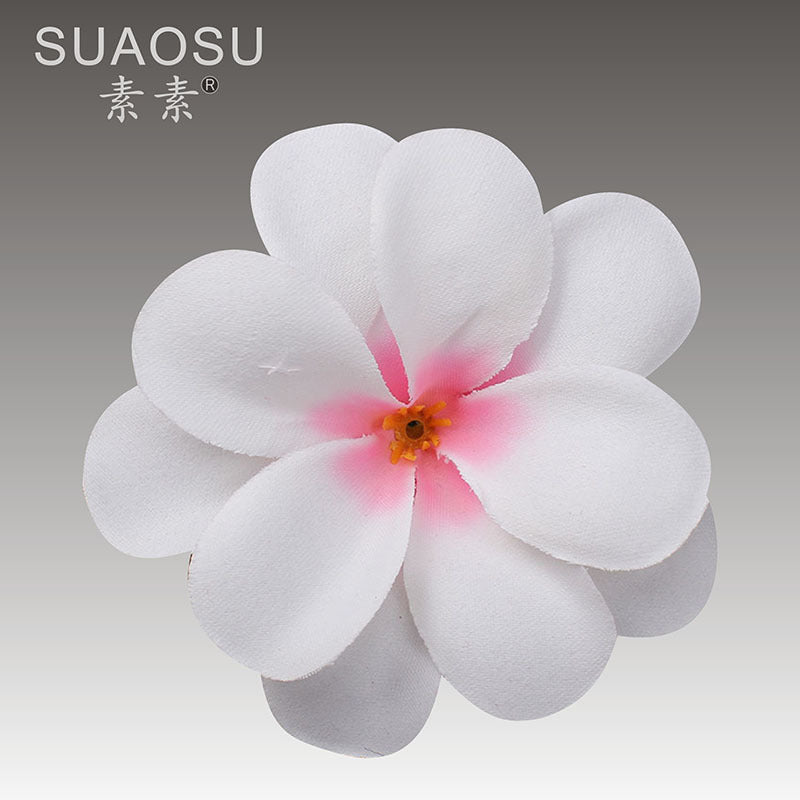 Flor De Seda De Frangipani De Tela al por mayor